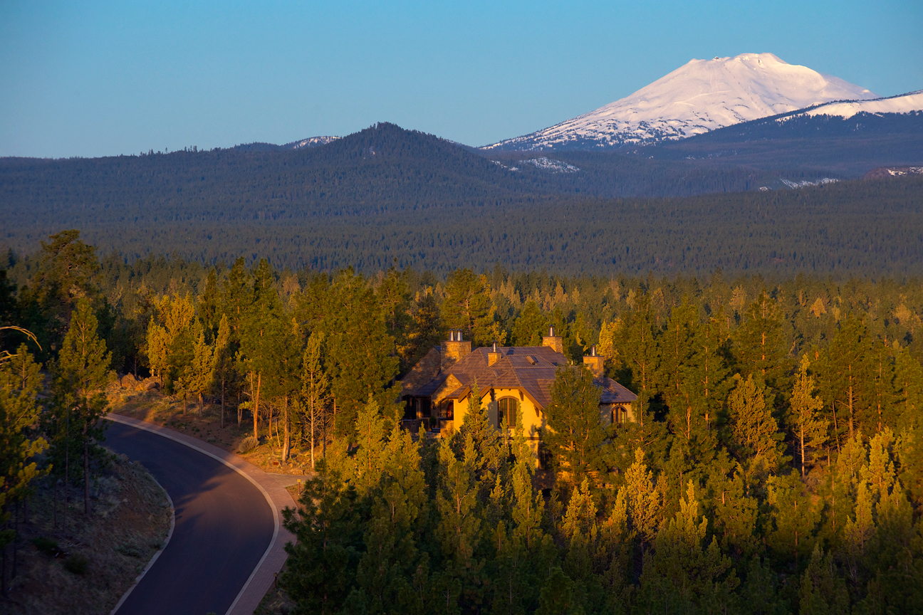 View of home and Mt. Bachelor